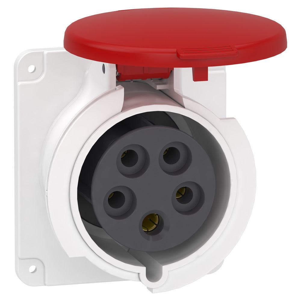 Schneider Electric Industrial Panel Socket 32A 400V IP44 - PKF32G435