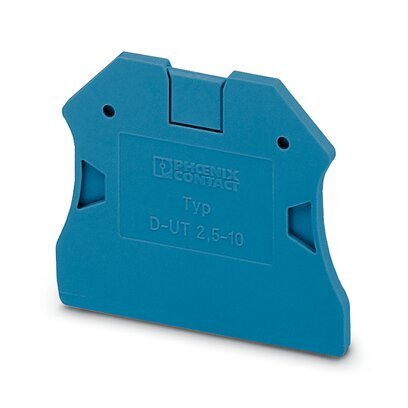 Phoenix Contact Blue End Cover D-UT 2.5/10 - 3047235 [10 Pieces]