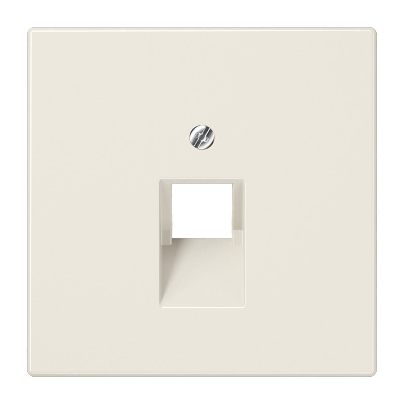 JUNG LS990 Single UAE Network Outlet Cover White - LS969-1UA