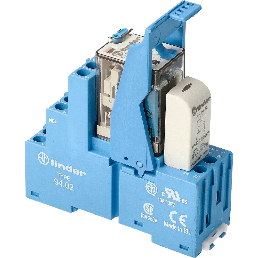 Interface Relay Module 2CO 10A 24VDC LED AgNi - 58.32.9.024.0050