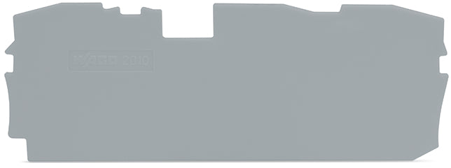 WAGO TopJob-S End And Separation Plate 1mm Gray - 2010-1391 [10 Pieces]