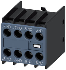 Siemens 3RH2911-1FC22 Auxiliary Switch Block 2NO+2NC - 3RH29111FC22