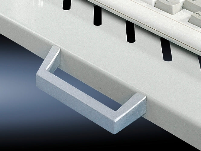Rittal Pull Out Shelf Handle Silver Gray - 5501730 [2 Pieces]