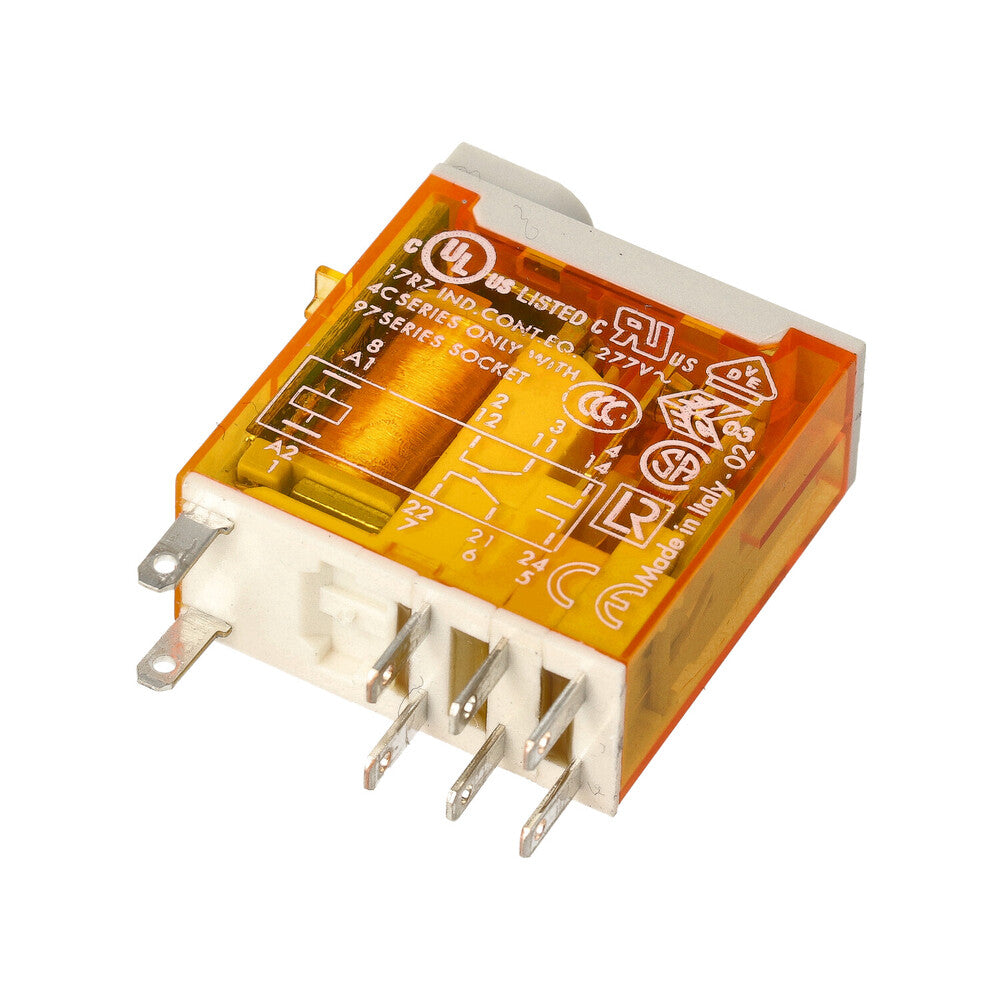 Finder 46.52 Mini Industrial Relay 8A 230VAC With Test LED - 46.52.8.230.0054
