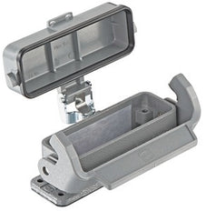 Han 16A Bulkhead Mount Housing With Thermoplastic Cover - 09200160321
