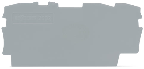 Wago TopJob S Gray End Plate - 2002-1391 [20 Pieces]