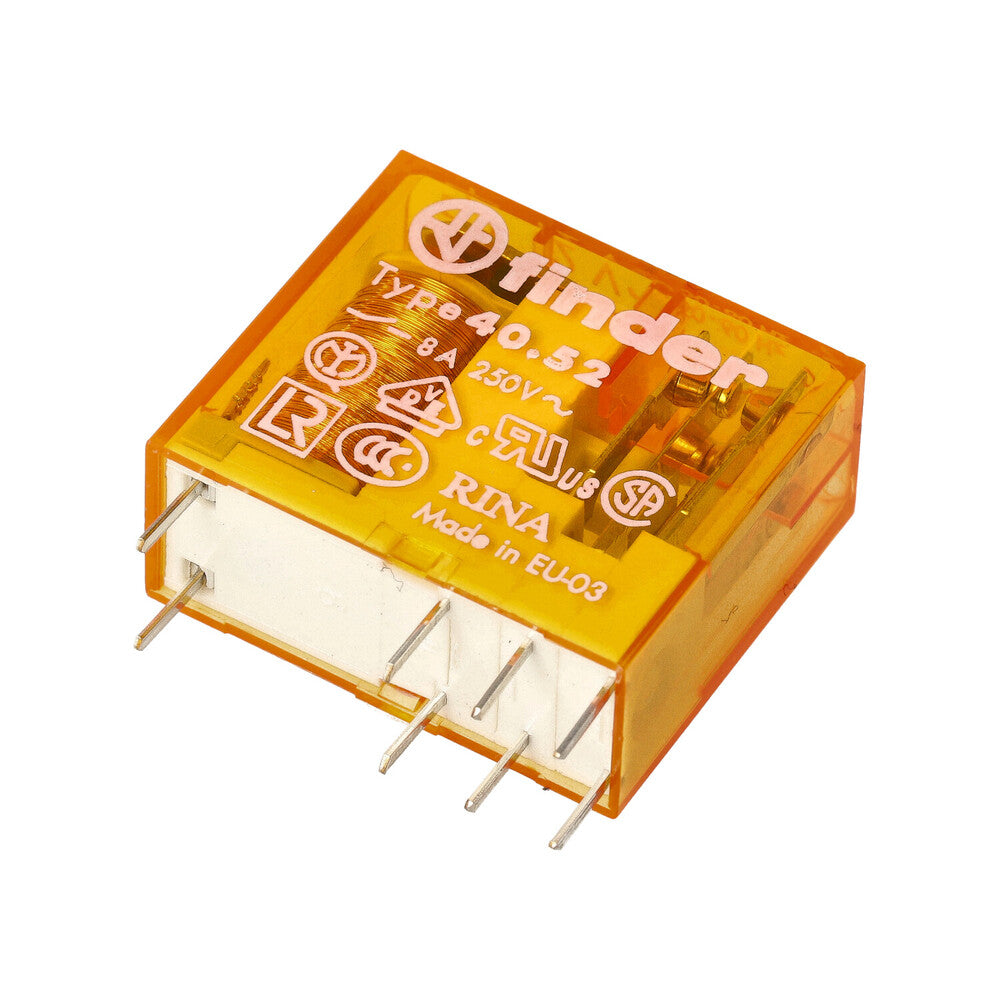 Finder 40.52 PCB Relay 12VAC 2CO 8A AgNi - 40.52.8.012.0000