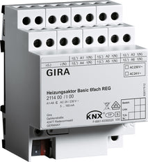Gira KNX 6-Channel Basic Heating Actuator DIN Rail - 211400