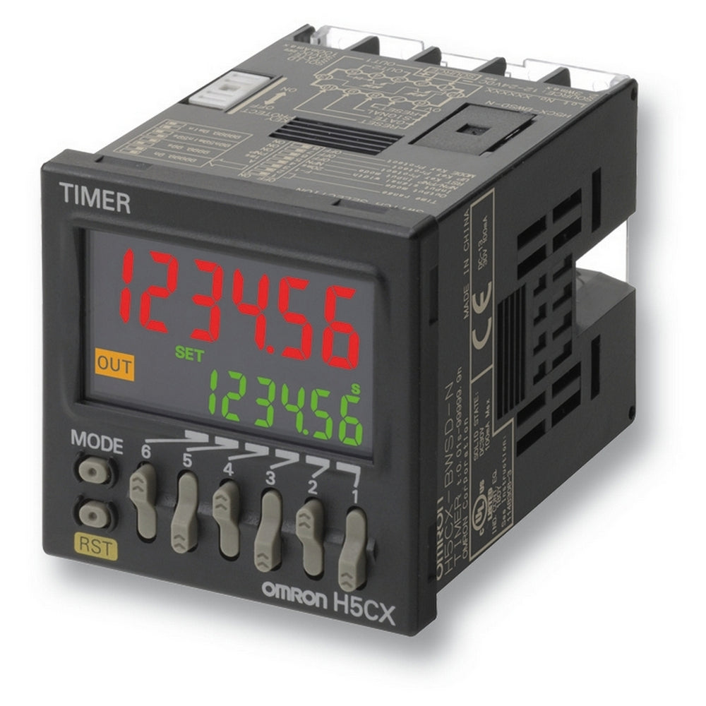 Omron H5CX Digital Multifunction Timer 48x48mm - H5CX6006D