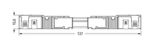 3-Pole Socket With Strain Relief 4mm Black - 770-203/035-000