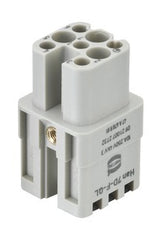 Han Quick Lock Female Insert 7 Contact 10A Silver Plated - 09210072732