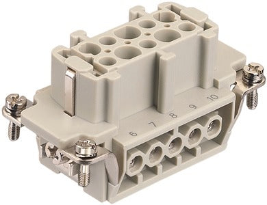 Harting Han E 10-Position Female Insert Connector - 09330102701