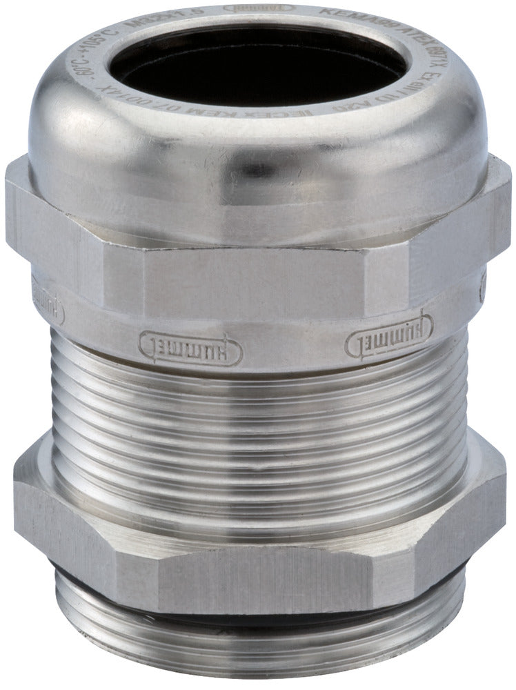EMC Ex-Rated M25 Cable Gland With Nickel Brass Finish - 1636250030