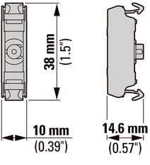 RGB LED Indicator Module Front Mount 24VDC - 180800