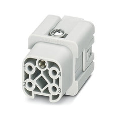 Phoenix Contact D7 4-Pole Push-In Socket Connector - 1585281
