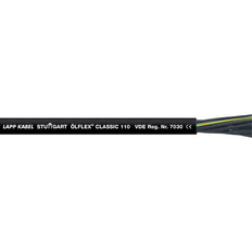 Lapp Olflex Classic 110 Control Cable 4x0.75mm Black - 1119893 [20 Meters]