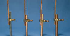 Bronze Ground Rod Clamp 12.5mm For 50mm² Conductor - 158260