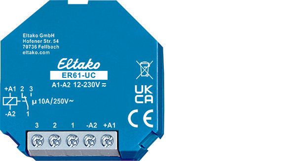Eltako ER61-UC Electronic Switching Relay 10A 250V - 61001601