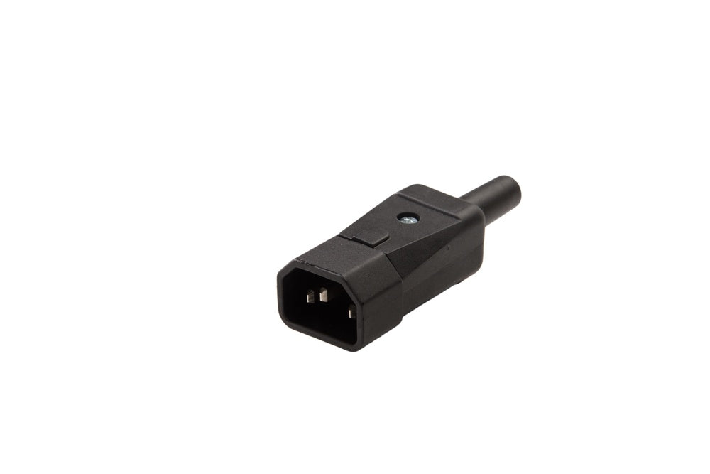 Martin Kaiser C14 IEC Power Connector 10A 250V Black - 749/SW [2 Pieces]