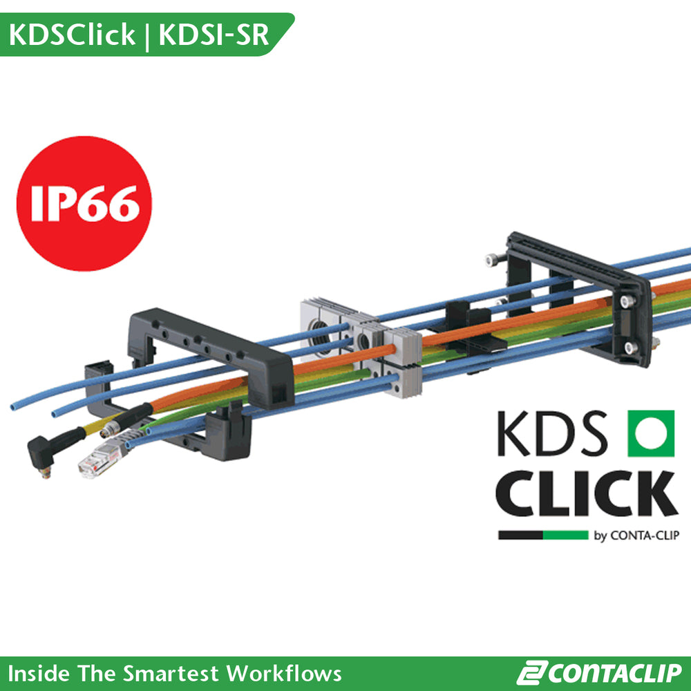 KDSI-SR 10/24 Cable Entry Frame Black - 28883.4
