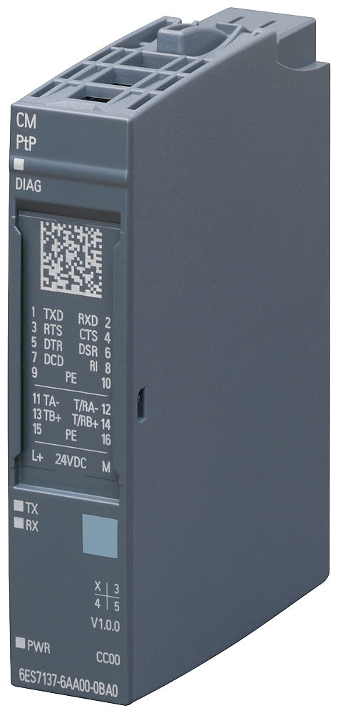 Siemens ET 200SP Serial Communication Module RS232/485 - 6ES71376AA010BA0