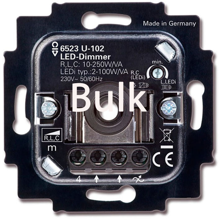 ABB Busch LED Rotary Dimmer 100VA - 2CKA006599A3042 [5 Pieces]