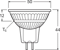 Ledvance Performance LED MR16 GU5.3 3.4W Dimmable Spot - 4099854070563