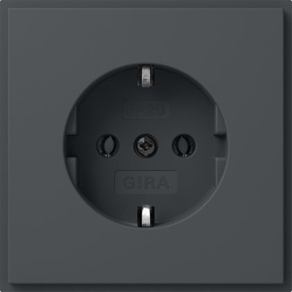 Gira TX-44 Earthed Socket Outlet 16A 250V Anthracite - 418867