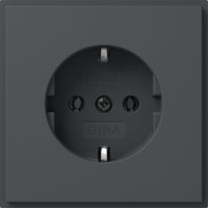 Gira TX-44 Earthed Socket Outlet 16A 250V Anthracite - 418867