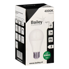 Bailey Ecobasic LED A60 E27 8.5W Dimmable 4000K Bulb - 145679 [2 Pieces]