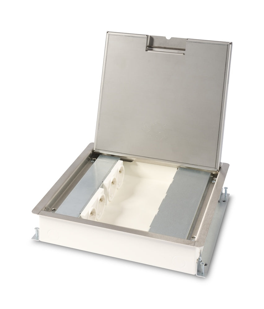Velox 50 Hydro Floor Box 4 Power Outlets Stainless Steel - 33.70.213