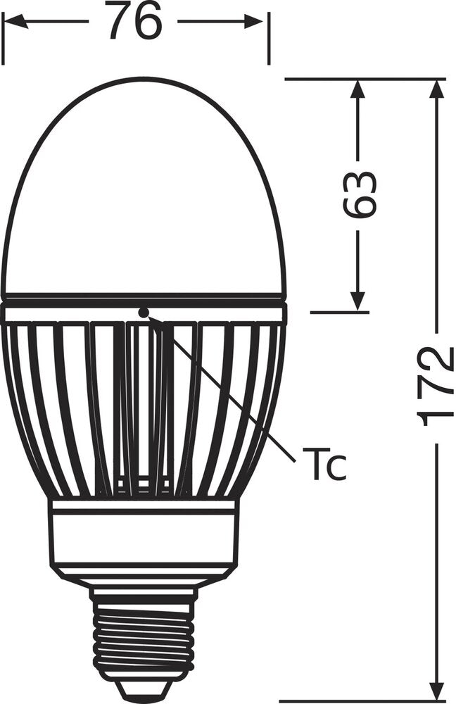 LEDVANCE HQL LED P 29W 4000LM Cool White E27 - 4099854040702