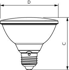 Philips Master Value PAR30S LED Spot 9.5W 2700K Dimmable - 8719514443204