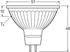 LEDVANCE Superior MR16 GU5.3 LED Spot 5.3W 930 - 4099854058837