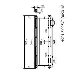 Philips Ledinaire WT050C Waterproof LED Tube Housing - 8710163366036
