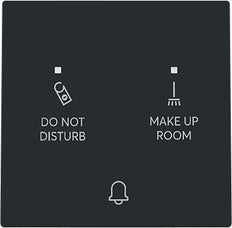 ABB DND MUR LED Push Button Switch 24V Black - 2CKA001751A3404