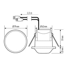 360° Ceiling Motion Detector With GST Connector - EB10431814
