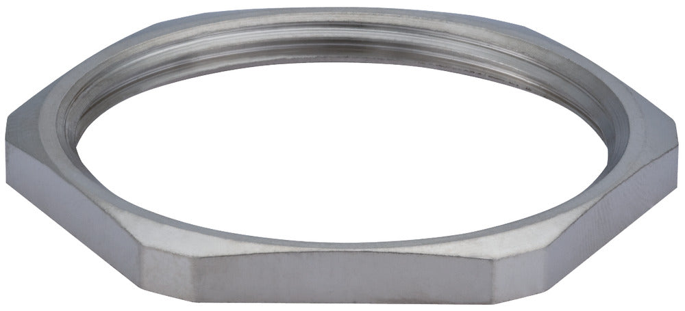 Hummel GM-MS M32x1.5 Nickel Plated Brass Lock Nut - 1161320050 [10 Pieces]