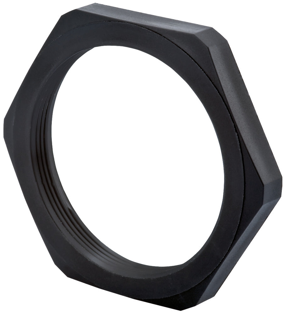 GM-FS M12x1.5 Polyamide Locknut Black - 1262120150 [100 Pieces]