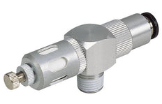 IN-4mm OUT-R1/8" Needle Silencer Quick Exhaust Valve