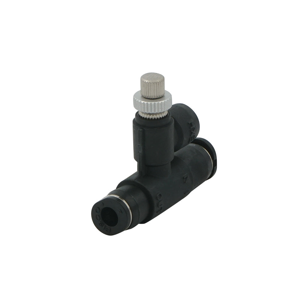 6mm - 6mm Union Straight Needle Silencer Quick Exhaust Valve