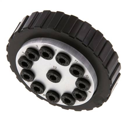 POM Multi-coupling Socket/plug 8x8 mm Push-in Connections Vacuum