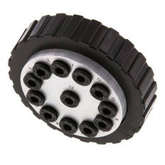 POM Multi-coupling Socket/plug 12x4 mm Push-in Connections Vacuum