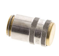 Brass DN 6 Mold Coupling Socket D9 mm