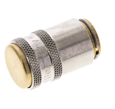 Brass DN 6 Mold Coupling Socket D9 mm