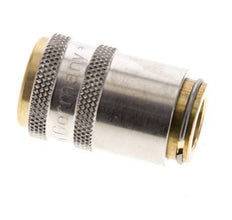 Brass DN 6 Mold Coupling Socket D9 mm