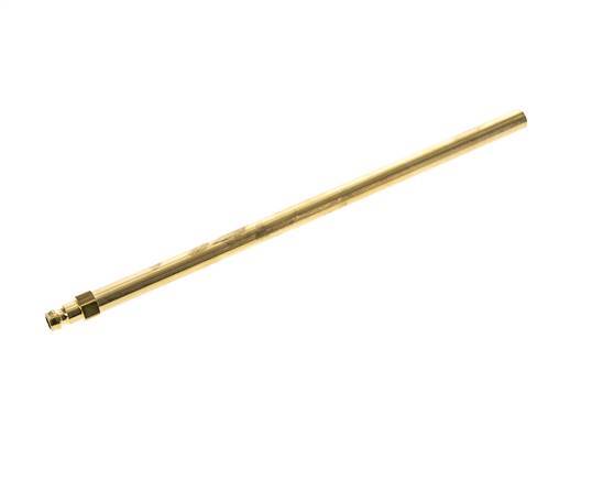 Brass DN 6 Mold Coupling Plug 10x240 mm Push-in Connections