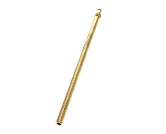Brass DN 6 Mold Coupling Plug 10x240 mm Push-in Connections