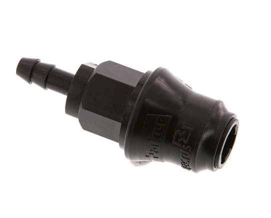 POM DN 5 Coupling Socket 6 mm Hose Pillar