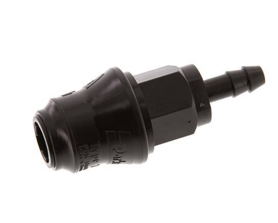 POM DN 5 Coupling Socket 6 mm Hose Pillar